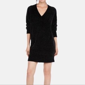 Express V-Neck Sweater Shift Dress